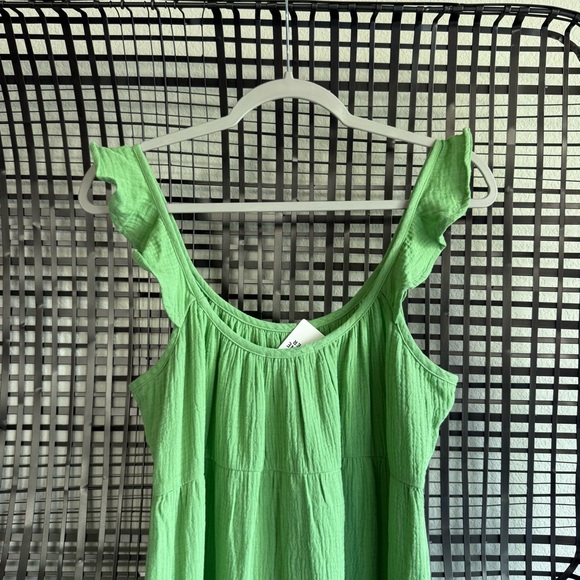 Marine layer Jude Flutter Sleeve Dress - Jade Sheen - Picture 6 of 7